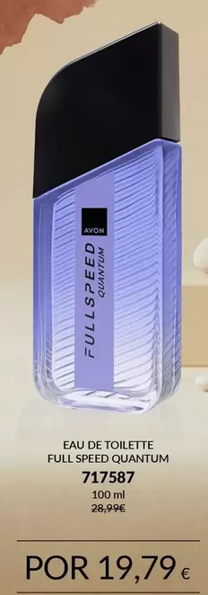 Avon - Eau De Toilette Full Speed Quantum