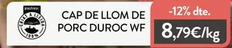 duroc - Cap De Llom De Porc Duroc Wf