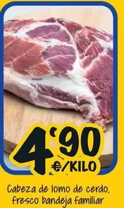 Cabeza De Lomo De Cerdo Fresco Bandeja Familiar