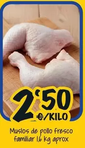 Muslos De Pollo Fresco Familiar