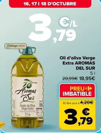Aromas Del Sur - Aceite De Oliva Virgen Extra
