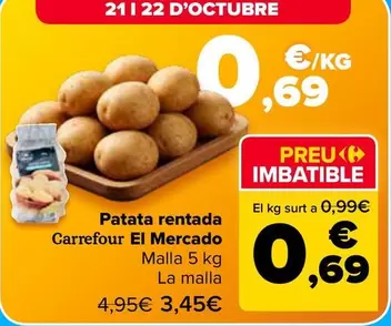 Carrefour El Mercado - Patata Lavada