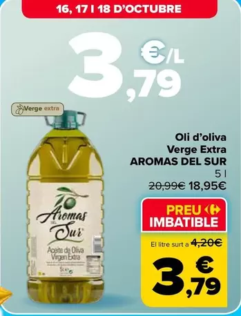 Aromas Del Sur - Aceite De Oliva Virgen Extra