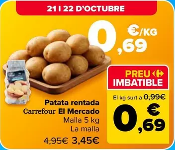 Carrefour El Mercado - Patata Lavada