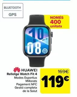 Huawei - Reloj Watch Fit 4