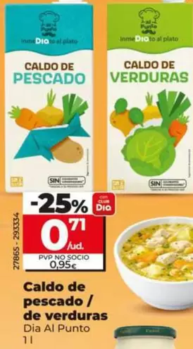 Dia Al Punto - Caldo De Pescado/De Verduras