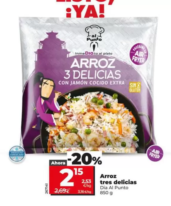 Dia Al Punto - Arroz Tres Delicias 