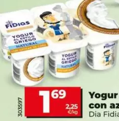 Dia Fidias - Yogur Griego Con Azúcar De Caña