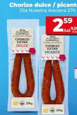 Dia Nuestra Alacena - Chorizo Dulce/Picante 