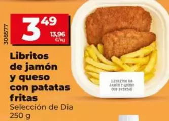 Seleccion De Dia - Libritos De Jamón Y Queso Con Patatas Fritas