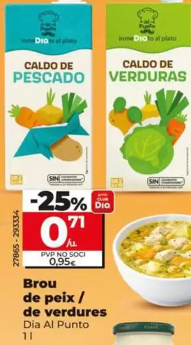 Dia Al Punto - Caldo De Pescado/De Verduras