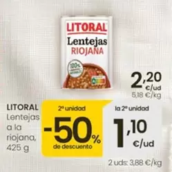 Litoral - Lentejas A La Riojana