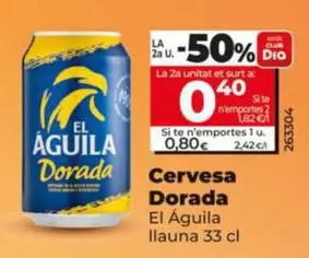 El Águila - Cerveza Dorada 