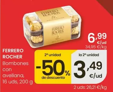 Ferrero Rocher - Bombones Con Avellana