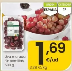 Uva Morada Sin Semillas