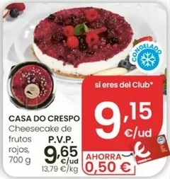 Casa Do Crespo - Cheesecake De Frutos Rojos