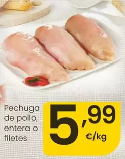 Pechuga De Pollo, Entera O Filetes