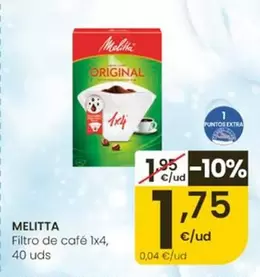 Melitta - Filtro De Cafe
