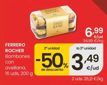 Ferrero Rocher - Bombones Con Avellana