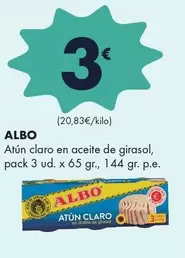 Albo - Atún Claro En Aceite De Girasol