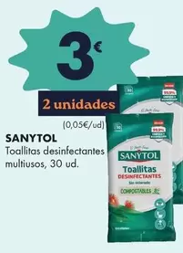 Sanytol - Toallitas Desinfectantes Multiusos