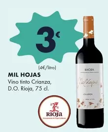 Mil Hojas - Vino Tinto Crianza