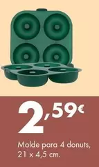 Molde Para 4 Donuts