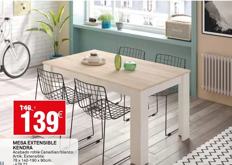 Habitdesign  - Mesa Extensible Kendra
