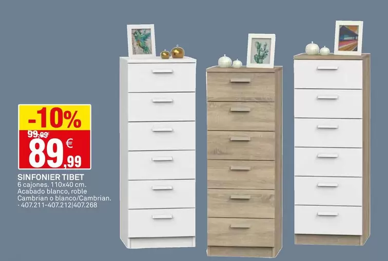 Muebles Pitarch - Sinfonier Tibet