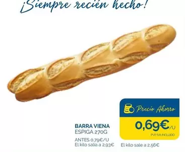 Barra Viena Espiga