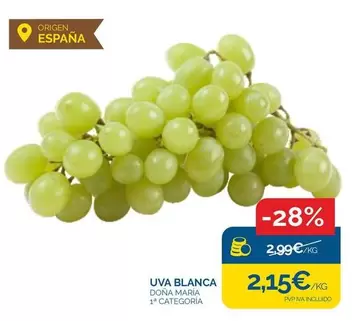 Uva Blanca Origen España