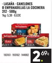 La Cocinera - Lasaña, Canelones O Empanadillas