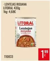 Litoral - Lentejas Riojana