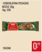 Nestlé - Chocolatina Pistacho