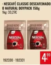 Nescafé - Classic Descafeinado O Natural Doypack