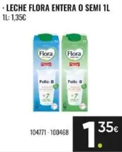 Flora - Leche Entera O Semi