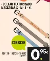 Collar Texturizado Mascotas S