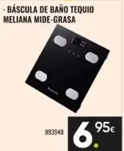 Tequio - Báscula De Baño Meliana Mide-grasa