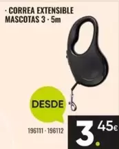 Correa Extensible Mascotas