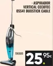 Cecotec - Aspirador Vertical Duostick Cable