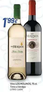Los Molinos - Vino Tinto O Verdejo