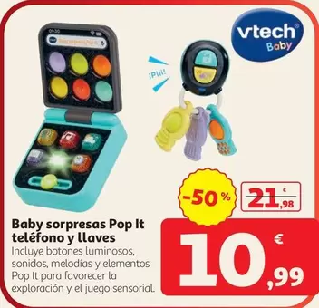Vtech - Baby Sorpresas Pop It Telefono Y Llaves