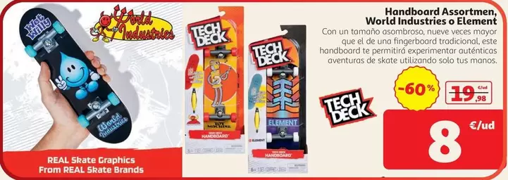 Tech - Handboard Assortiment, Woodride Industries O Element