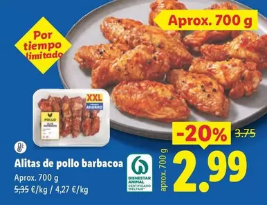 Alitas De Pollo Barbacoa