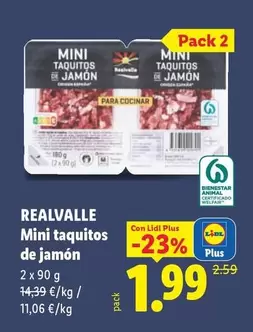 Realvalle - Mini Taquitos De Jamon