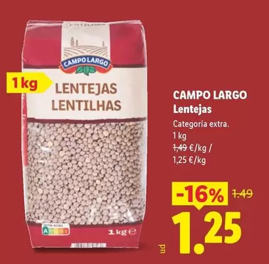Campo Largo - Lentejas