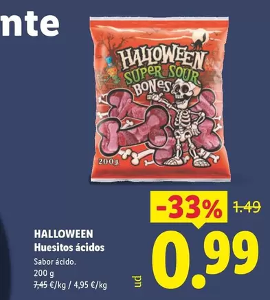 Halloween Huesitos Acidos