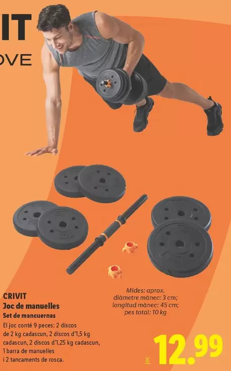 Crivit - Set De Mancuernas