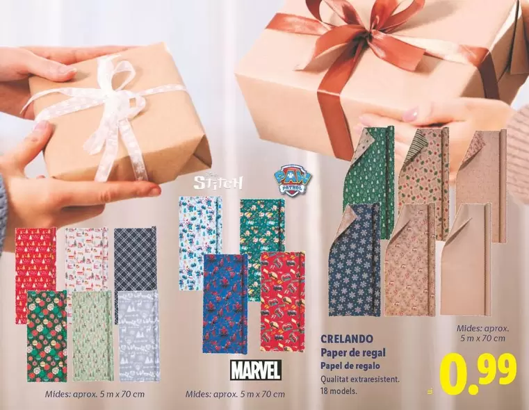 Crelando - Papel De Regalo