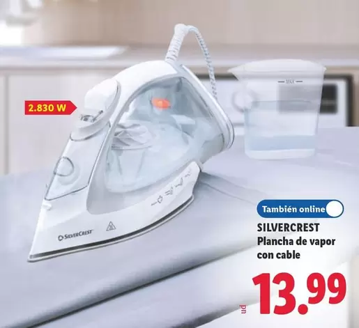 SilverCrest - Plancha De Vapor Con Cable